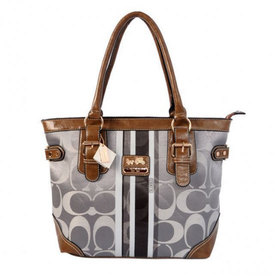 Coach In Signature Medium Grey Totes BEY | Women